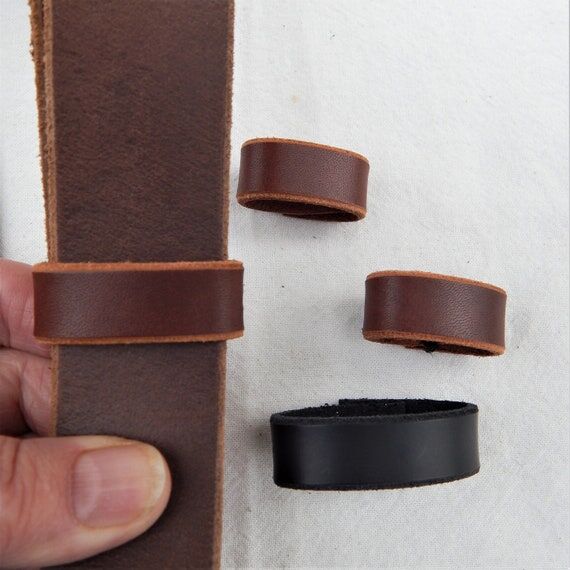 Handmade Leather Belt Loops Replacement Kit: ...