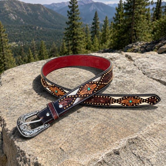 Cowhide Leather Belt for Men Women Genuine Re...