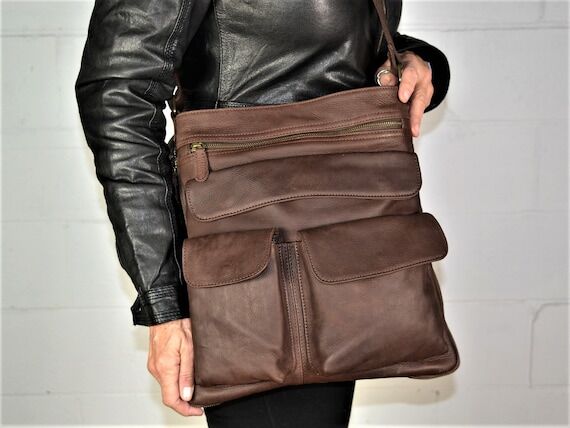 Leather Expandable Travel Purse HOBO-203...