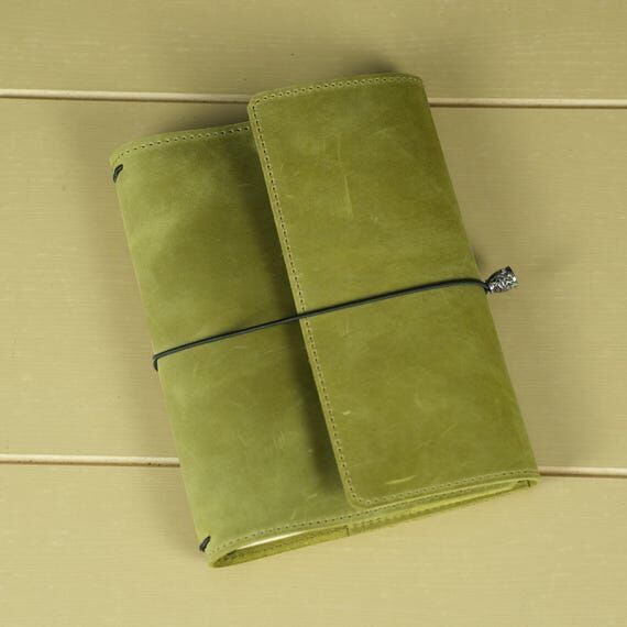 Custom Leather Notebook Cover, Personalized J...