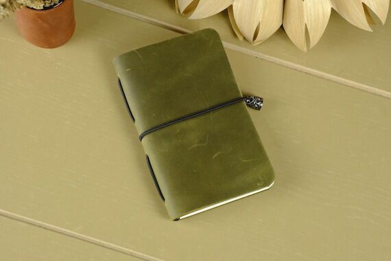 Personalized Leather Field Notes Cover, Handm...