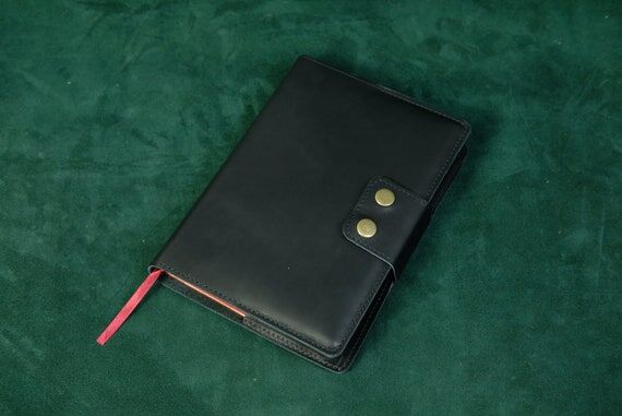Leather Notebook Cover, Vintage Style Journal...