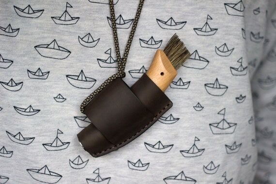 Personalized gift, Leather knife sheath, Opin...