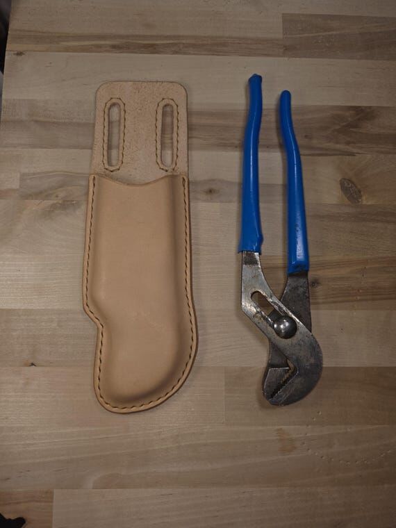 Handmade Leather Sheath for Channellock 420...