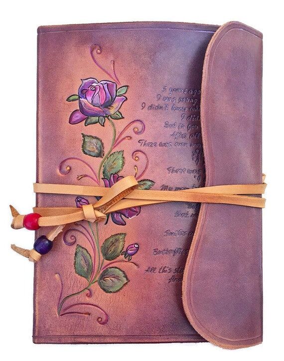 Leather Journal Custom Designs Engraved On Bo...