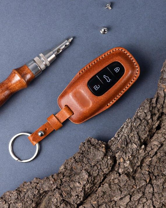 Leather Car Key Case For A Series, Q Series ,...