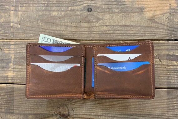 Copper Rough & Tough Leather Wallet, SB Foot ...