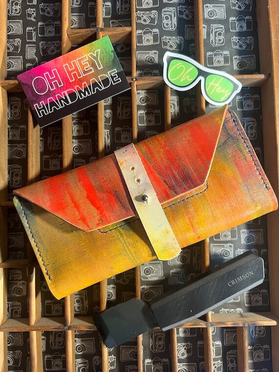 Handmade Leather Clutch...