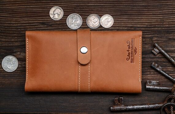 Handmade Full Grain Leather Wallet: Personali...