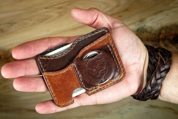 Front Pocket Minimalist Wallet with Challenge...