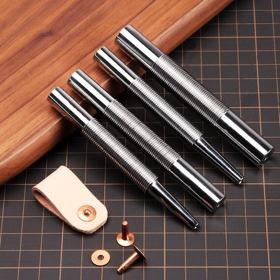 Brass Convex rivet setter leather copper rive...