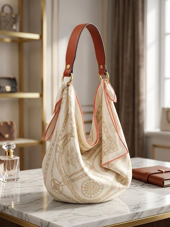 Leather Scarf Bag Handle, Foulard Handle for ...