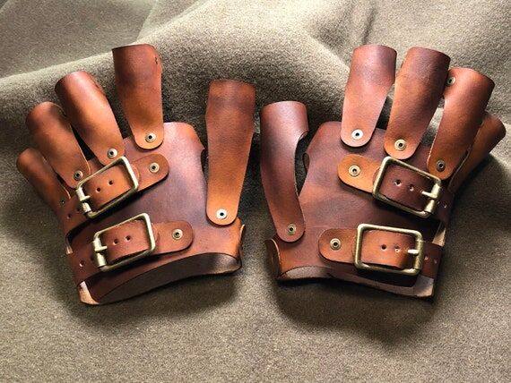 Steampunk Gloves Leather Victorian Post Apoca...