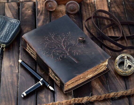 Tree Of Life Leather Journal: Vintage Book of...