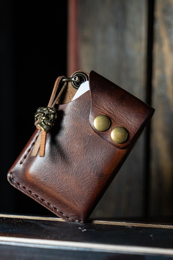 The Nexus Handmade Minimalist Leather Wall...