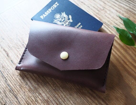 Envelope Clutch Wallet | Womens Leather Passp...