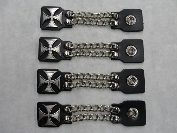 Iron Maltese Cross set of 4 handmade two row ...