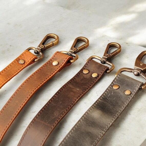 Personalized Leather Replacement Strap, Adjus...