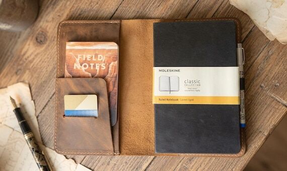 Leather Moleskine Large Expanded Edition Jour...