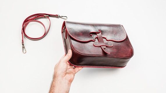 Handmade Leather Violin Bag – Unique One-of...