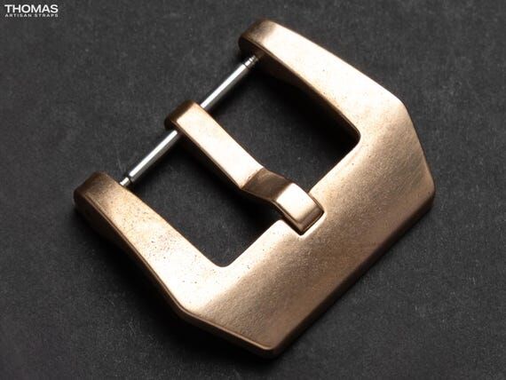 CuSn8 Bronze Watch Strap Buckle — Vintage P...