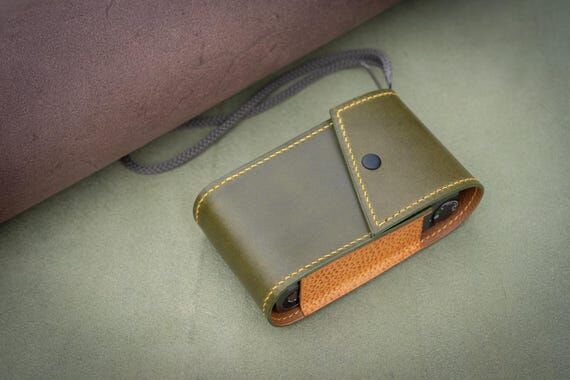Leather Contax T2 Holster: Handmade 35mm Film...