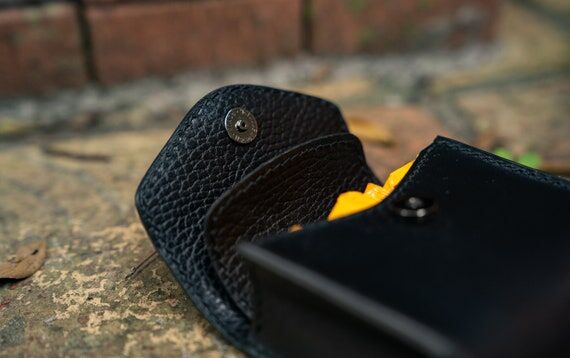 Handmade Leather 120 Film Case: Magnetic Clos...