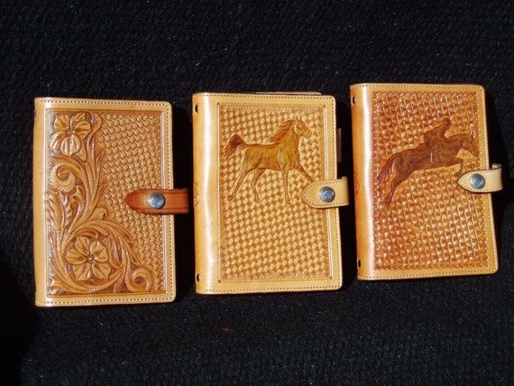 Handtooled Leather Planner...