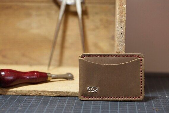 Slim Full-Grain Leather Front Pocket Wallet |...