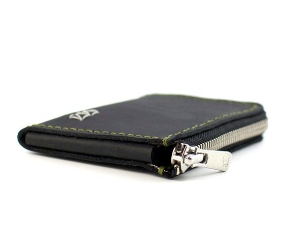 Brea Hand-stitched Leather Zipper Wallet | Fe...