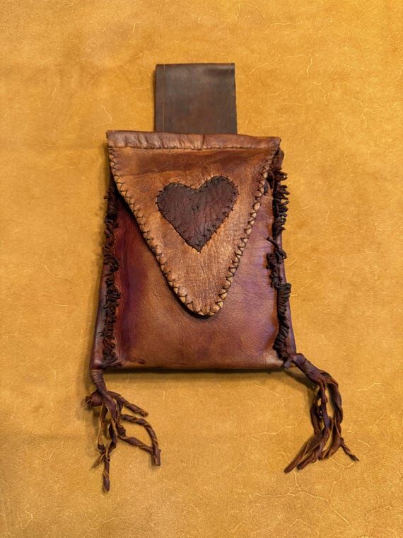 Handsewn Rectangular Belt Pouch (321) with He...