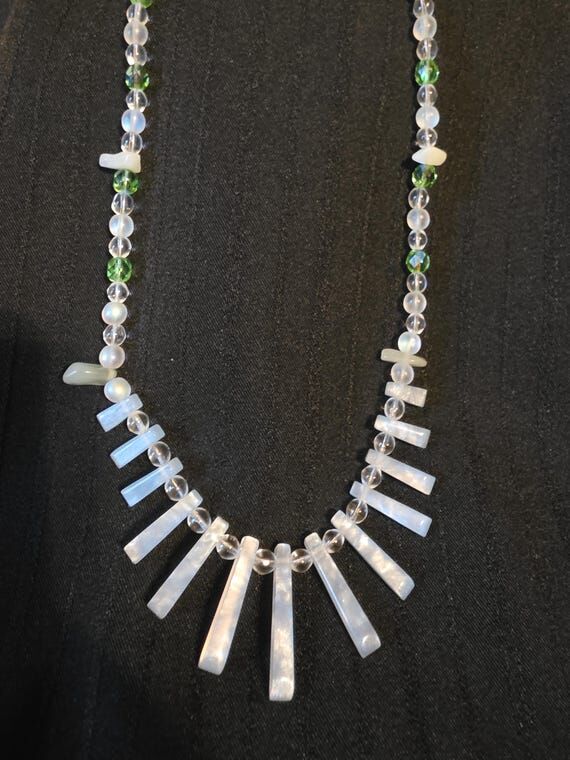 Beautiful handmade glass bead necklace...