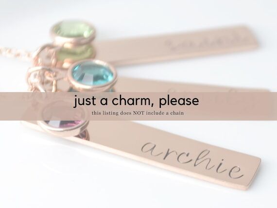 Just the Charm - Personalized Bar Charm With ...