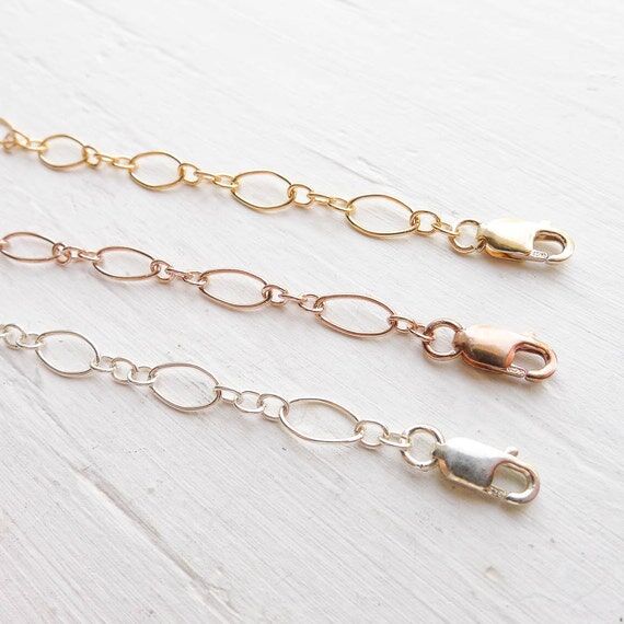 Sterling Silver Necklace Extender, Expandable...