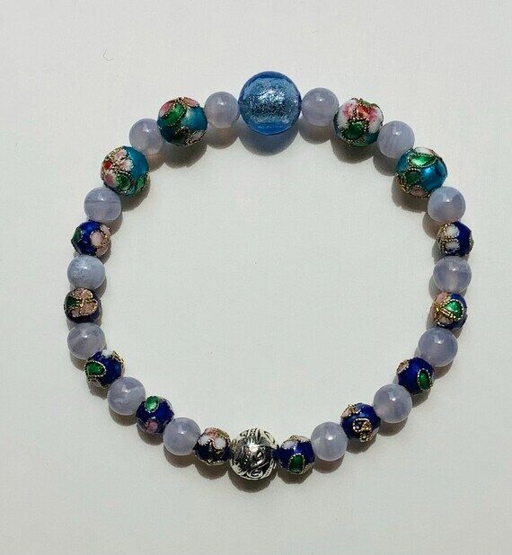 Cloisonné, aquamarine, Venetian glass, antiq...