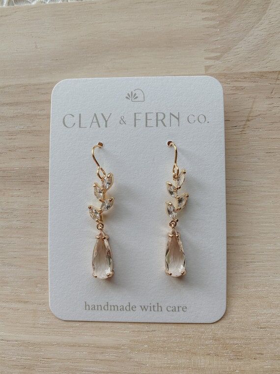 Willow | Handmade Gold Jewelry, Bride Accesso...