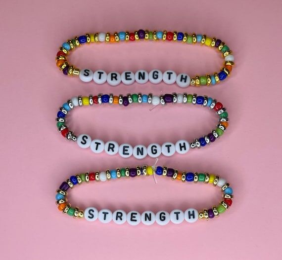 THE STRENGTH Beaded Bracelet...