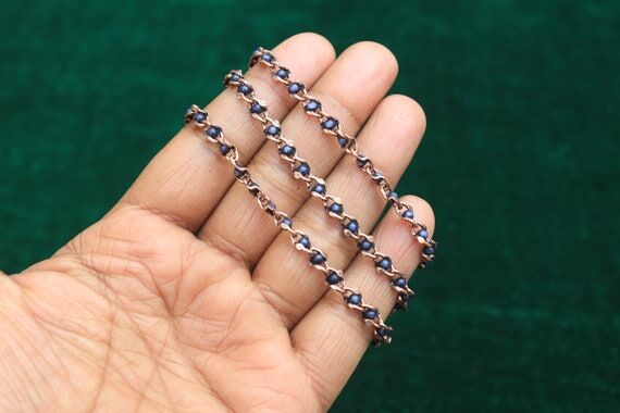 Designer Copper Pendant Chain, Oxidized Jewel...