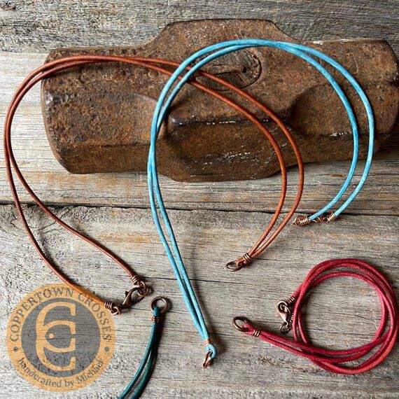 Custom Genuine Leather Cord Necklace – 2mm ...