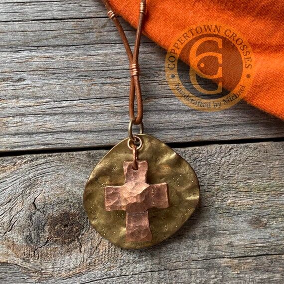 One of A Kind Cross Necklace-Original, Handma...