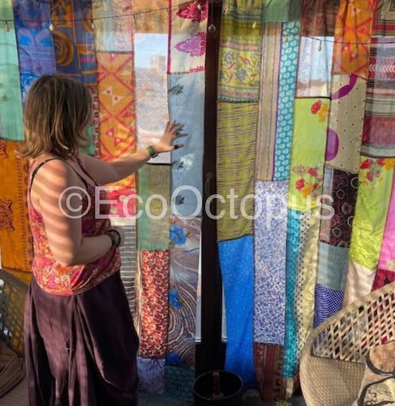 Handmade curtains, Recycled Vintage Curtains,...