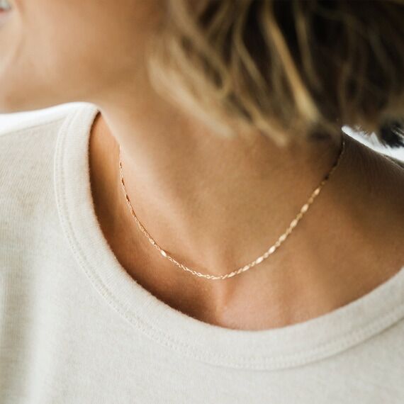 LINA NECKLACE -Dainty necklace, Chain necklac...