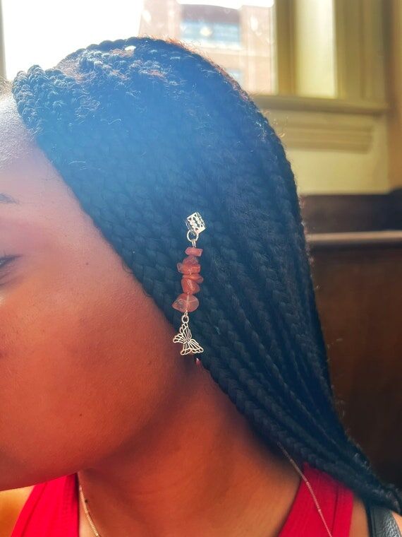 Crystal Hair Charms- hair accessory, hair cha...