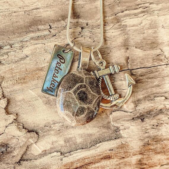 Fall 001: Petoskey Stone + Anchor + "Pet...