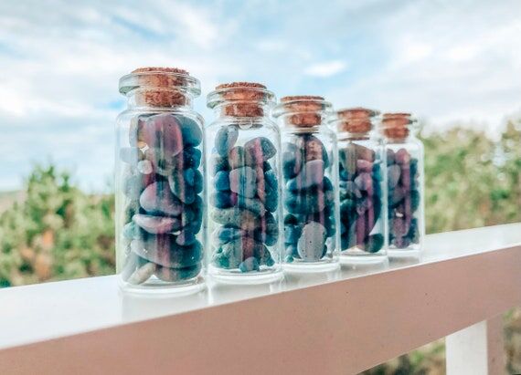 Jar of Leland Blue + Frankfort Green + Purple...