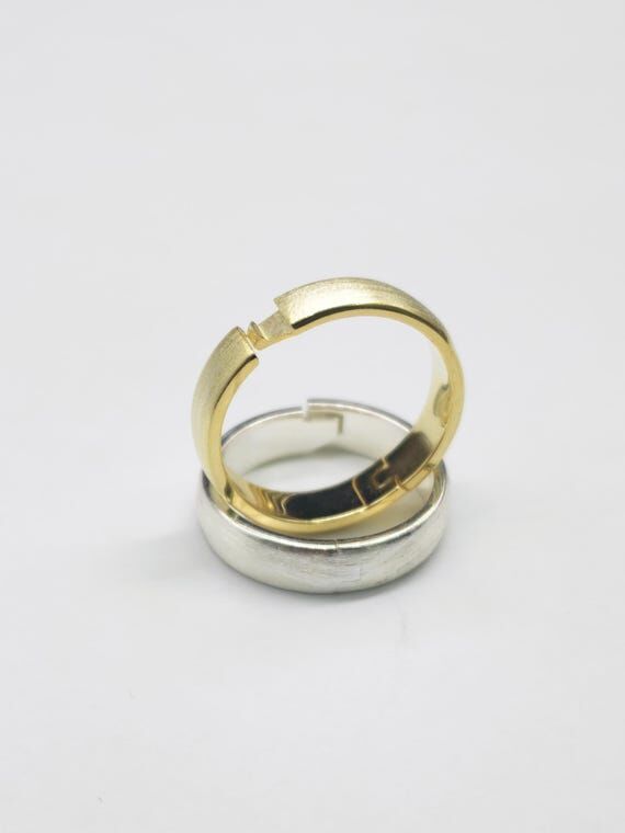 Fat Knuckle Ring Hinged Wedding Ring Knuckle ...
