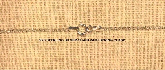Wide link chain for pendant / 925 sterling si...
