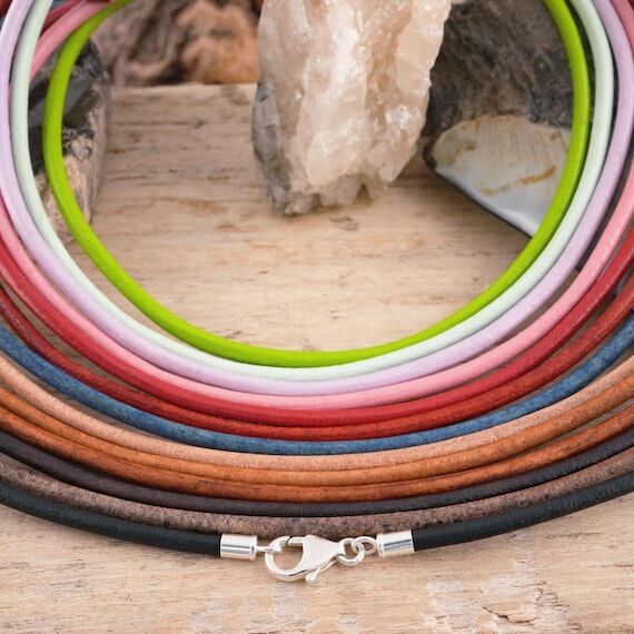 3mm Leather Necklace Cord for Pendants or Lay...