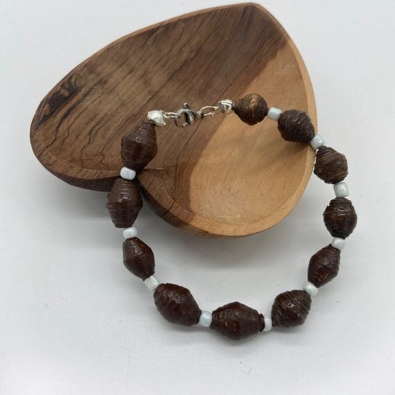 Bracelet / Handmade from Recycled Material / ...
