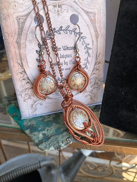 Valentines Day Jewelry Set For Her Handmade W...
